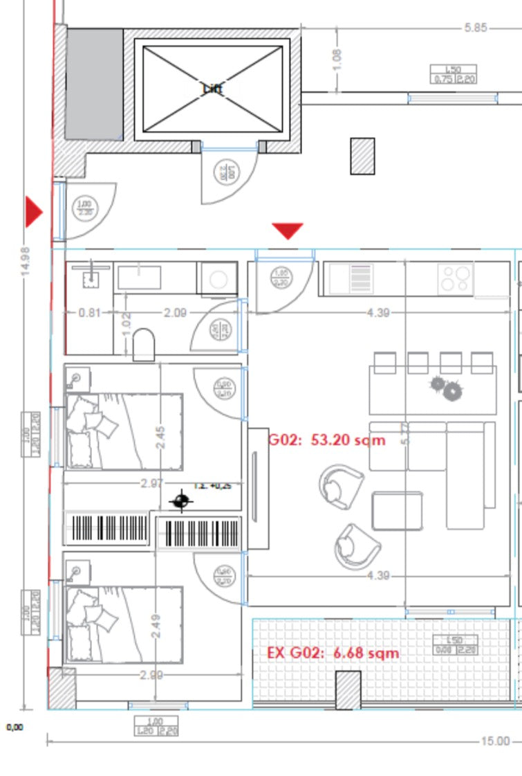 Athens, Peristeri – 2 Bedroom Modern Apartment